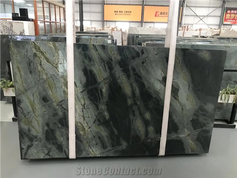 Peacock Green Marble Dreaming Green Marble Slabs