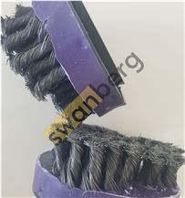 Steel Wire Brush Edge Polishing Machine Tools