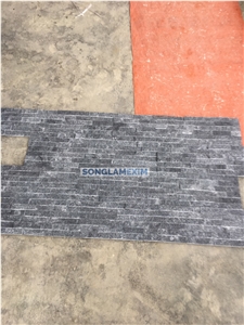 Pure Black Marble Glued Wall Cladding Panel