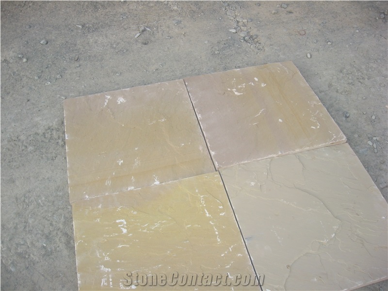 Yellow Shade Sandstone Tiles