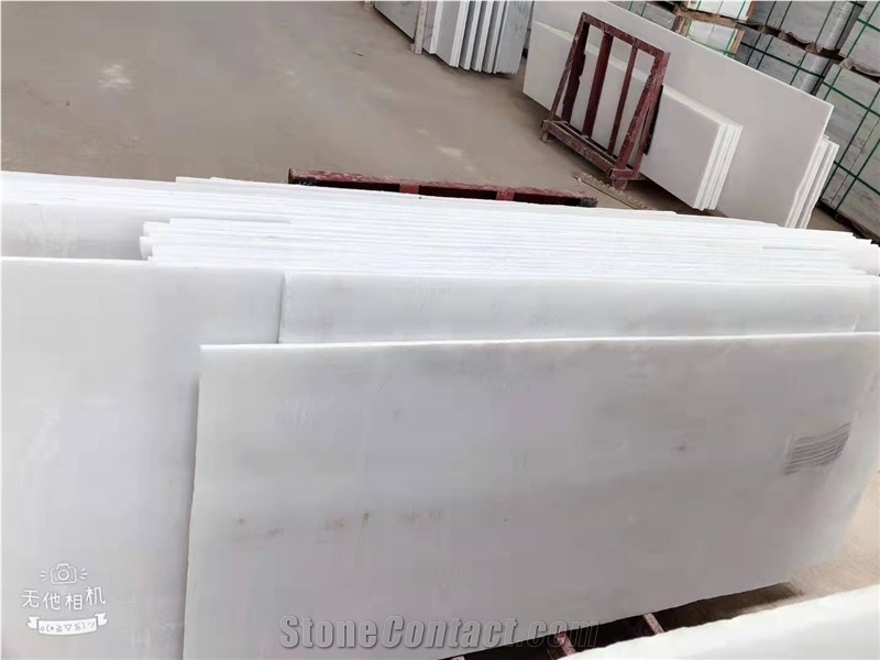 China Bianco Guangxi White Marble 2Cm Polished Slabs