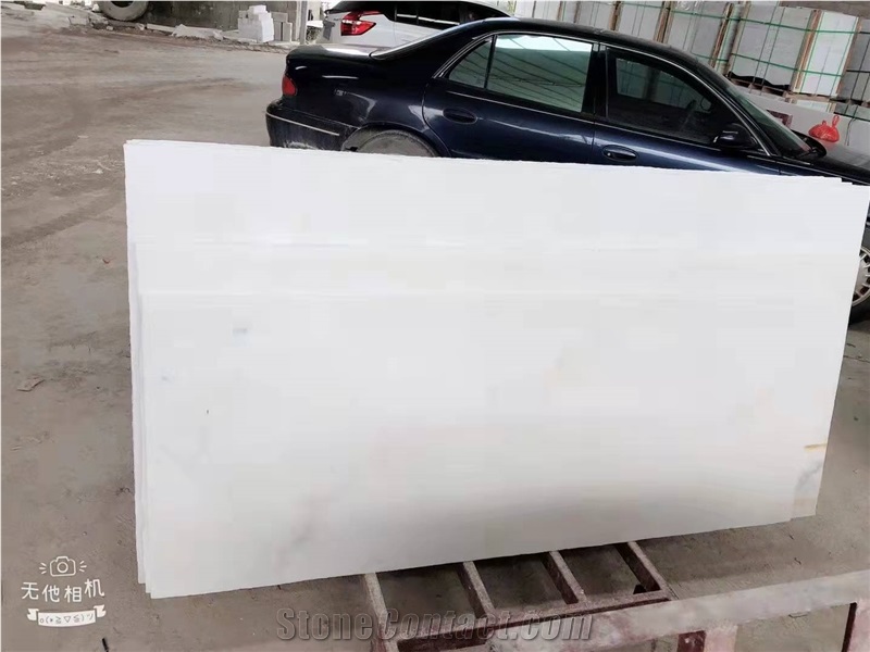 Guangxi White Marble Tiles 5Cm 8Cm Thickness Slabs