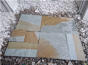 Desert Multicolor Grey Sandstone Tiles
