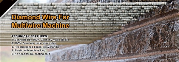 Multi-Wire For Granite Slab