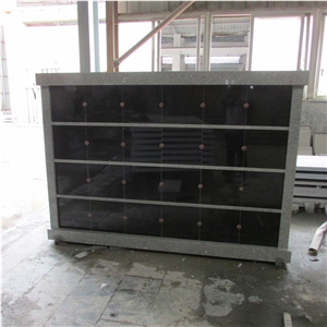 24 Niche Granite Columbarium Mini Columbarium Black