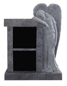 G603 Granite Personal 2 Private Family Columbarium Post Unit