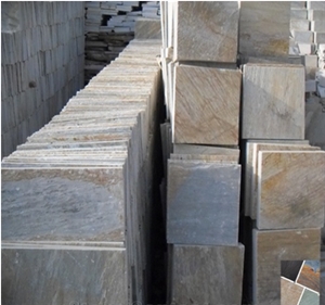 Beige Slate Floor Tiles