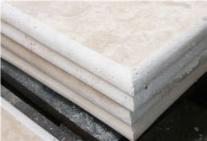 Brushed Travertine Stairs Honed Travertine Steps Beige