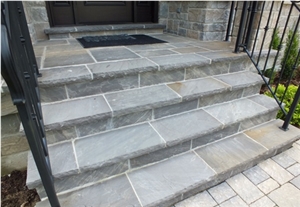 Coalbank Sandstone Chipped Edge Natural Cleft Tile Steps