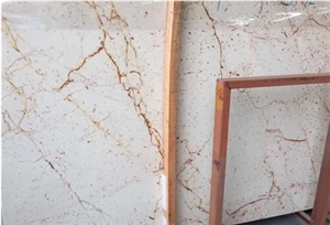 Turkey Ivory Rosalia Marble Polished Slabs For Flooring