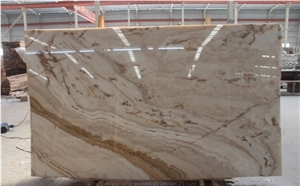White Wooden Onyx Slab Onyx Covering & Bathroom Decoration