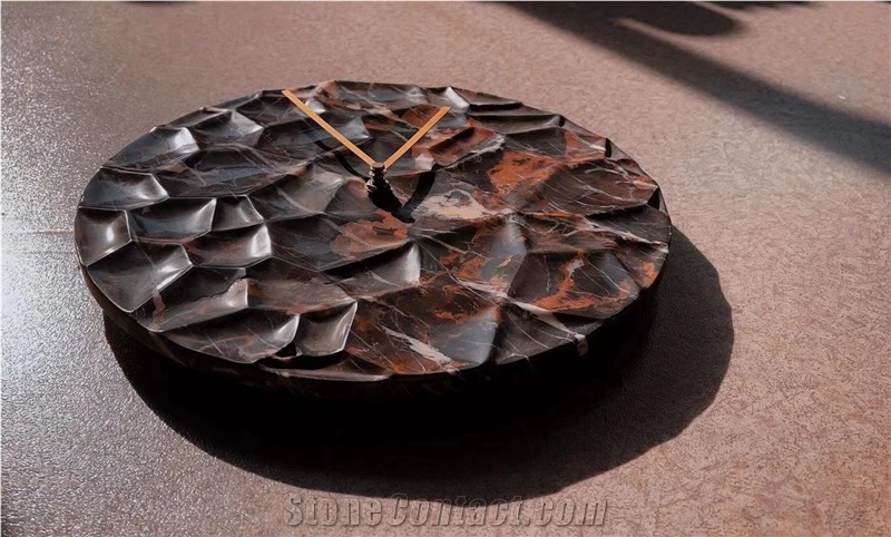 Stone Laser Engraving 3D Wall Relief Marble Sunken Sculpture