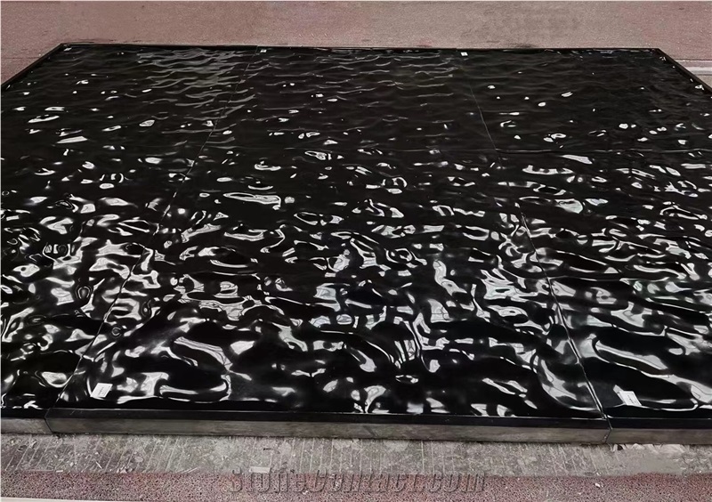 Stone Laser Engraving 3D Wall Relief Marble Sunken Sculpture