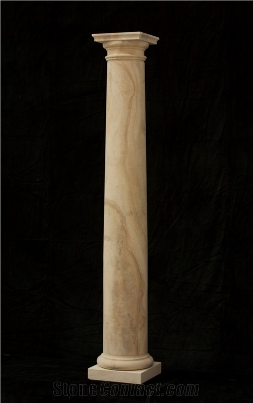 Cream Limestone Doric Columns