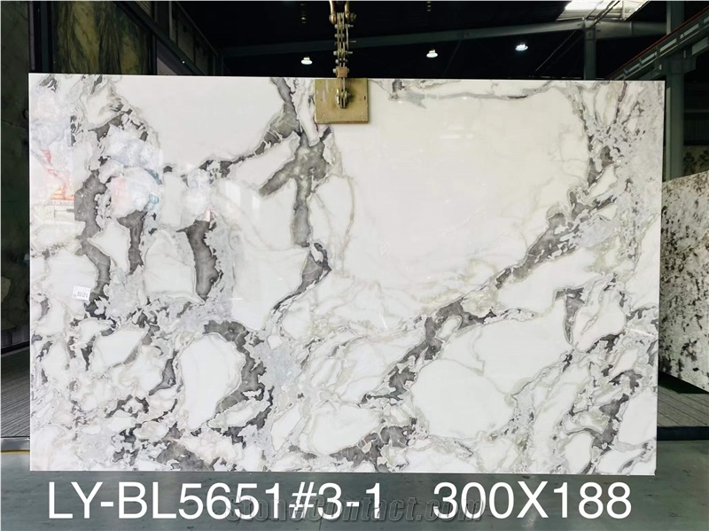 High Quality Polished Caribbean Island Marble For Island Top