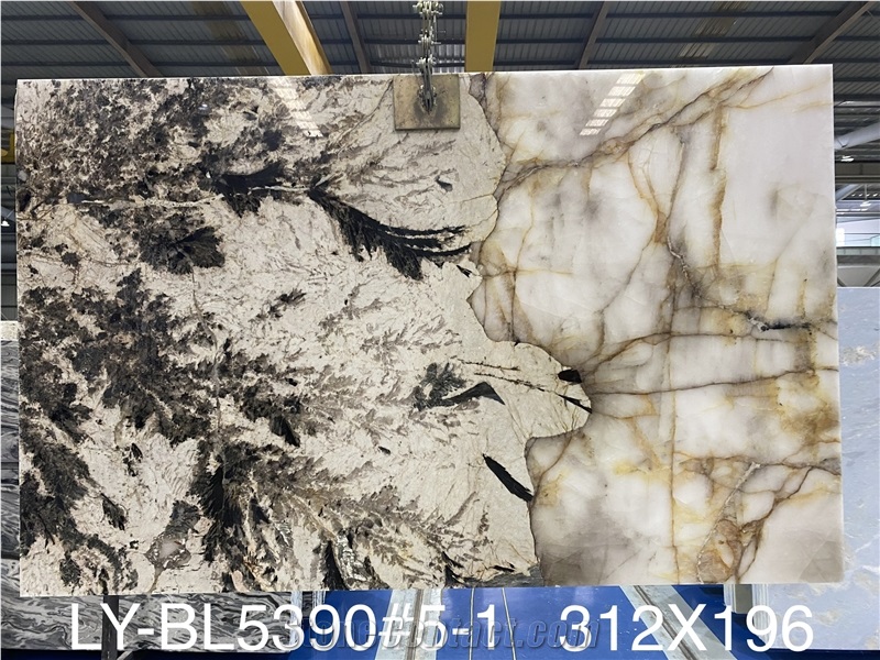 High Quality Polished Snow Mountain For Wall&Floor&Table Top