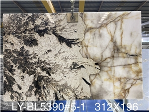 High Quality Polished Snow Mountain For Wall&Floor&Table Top