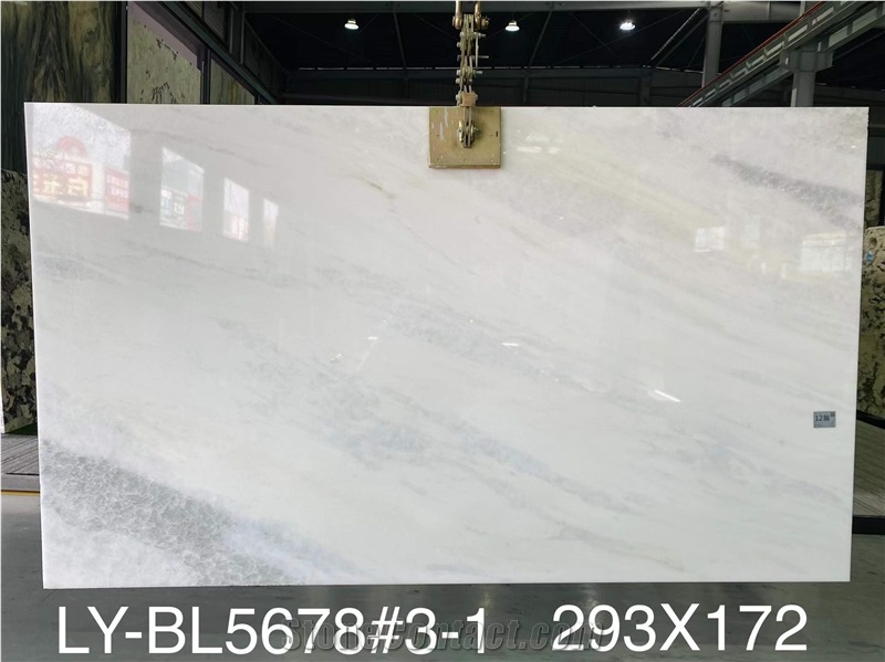 Hiigh Quality Polished Rainbow Blue Marble For Counter Top