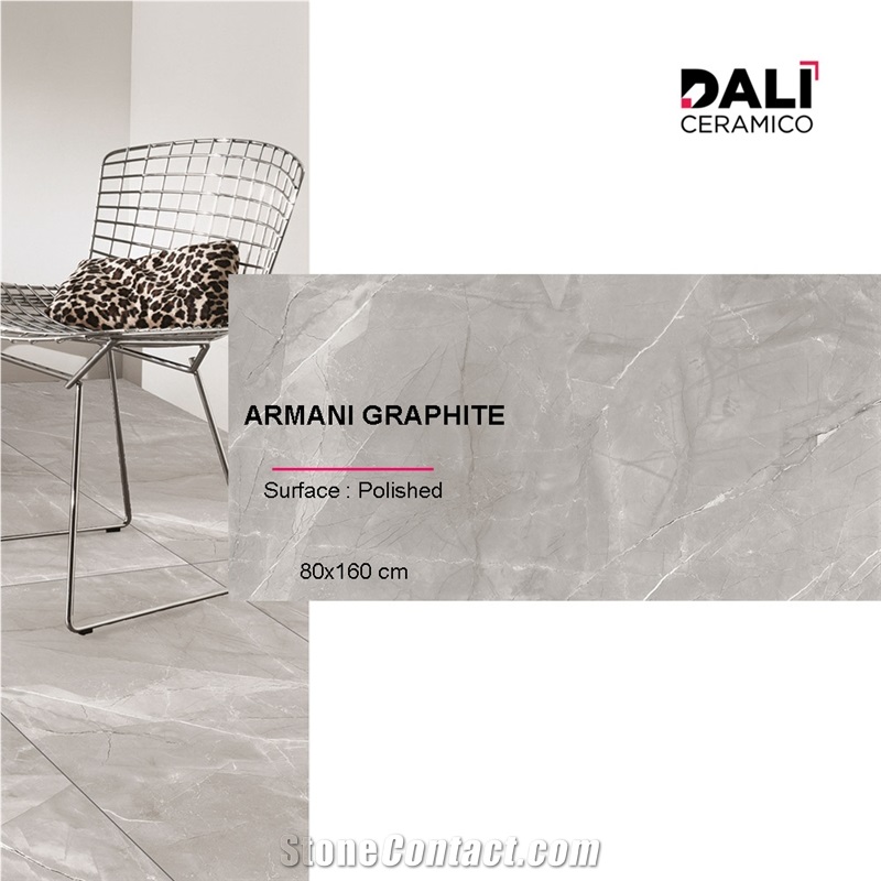 Armani Graphite - Polished Porcelain Tiles