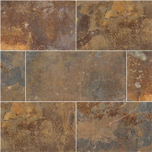 California Gold Slate Tile 12X24 Gauged 0.5 Inch