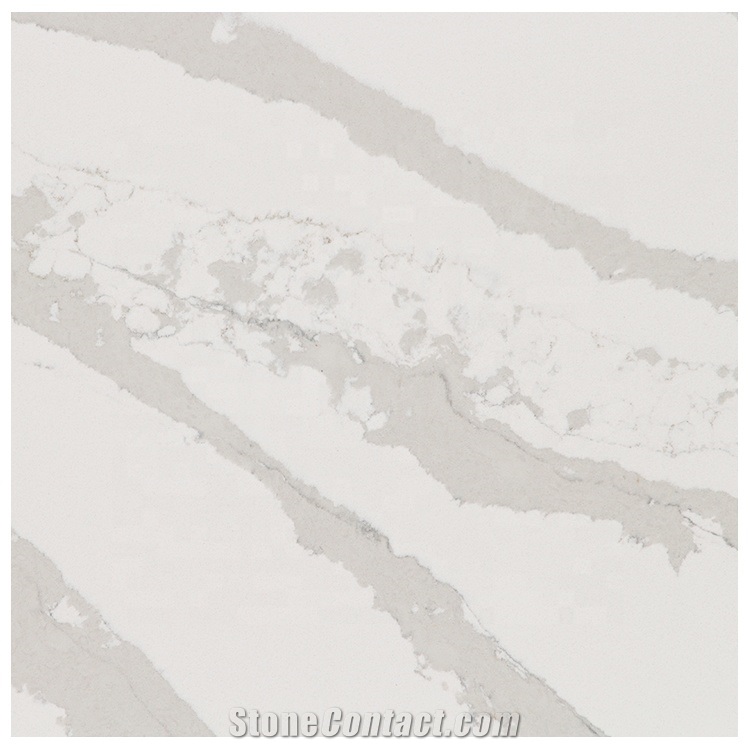 Engineered Stone White Carrara Quartz Slabs