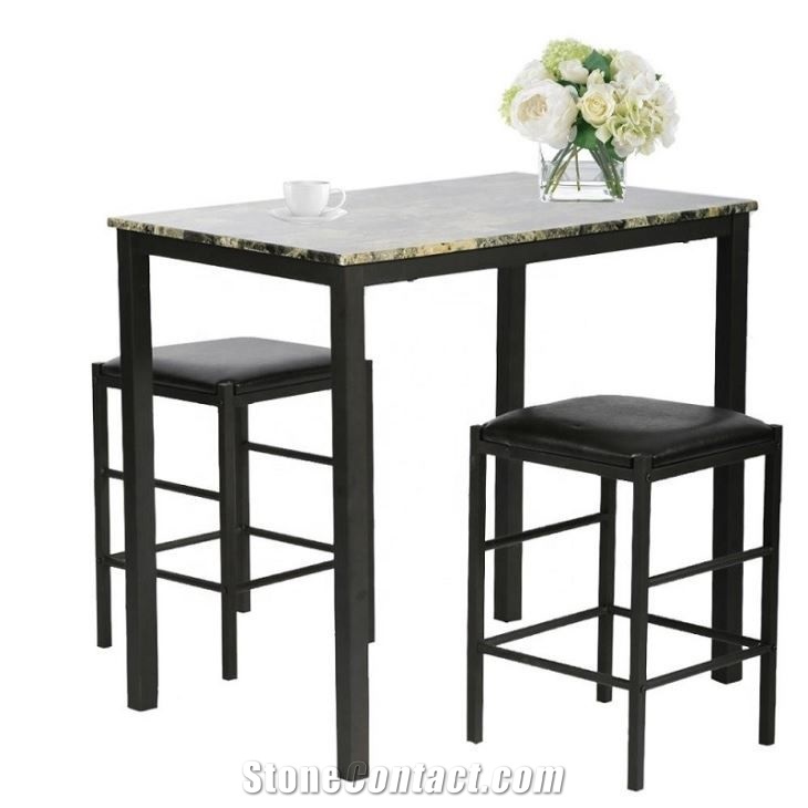 High-Quality Polish Marble Dining Table Set