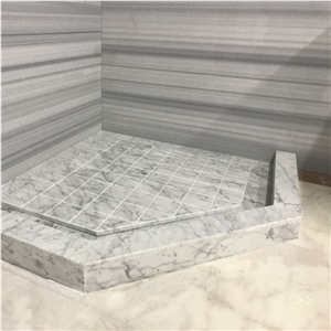 Shower Base Anti-Slip Stone Natural Marble