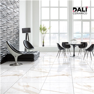 MERCURY WHITE - Polished Porcelain Tiles 60X120cm