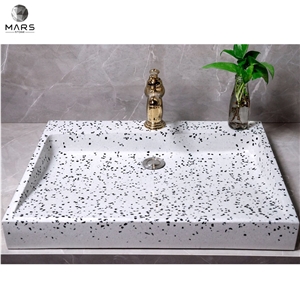 Artificial Terrazzo Colorful Basins Bathroom Washbasin
