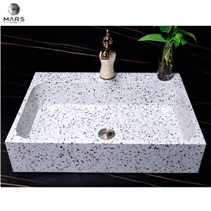 Cheap Price Terrazzo Round Square Bathroom Sink Washbasin