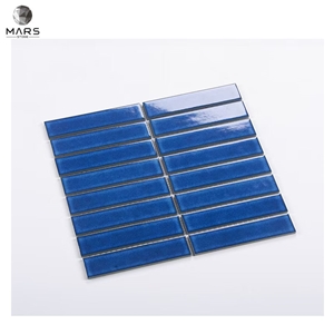 Colorful Advanced Technology Rectangle Shape Glass Mosaic