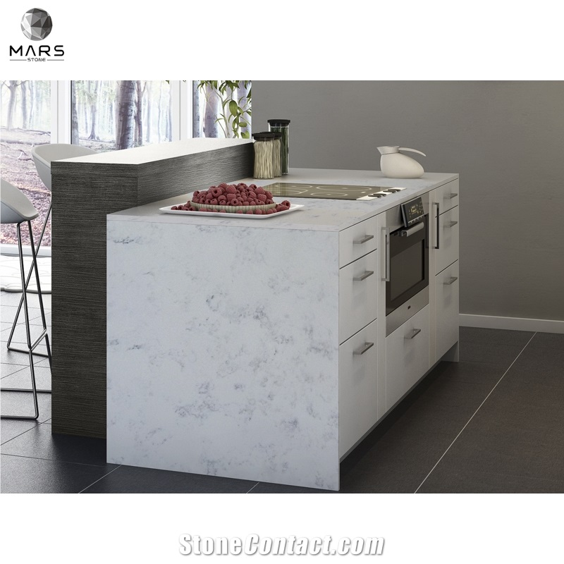 Hot Sale Product Modern Design White Quartz Counter Tops