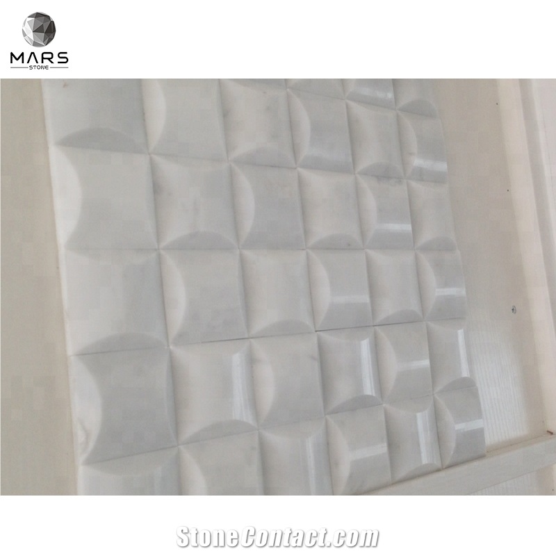 Luxury 3D Multi Artificial Onyx Stone Marble Tile Mosaic