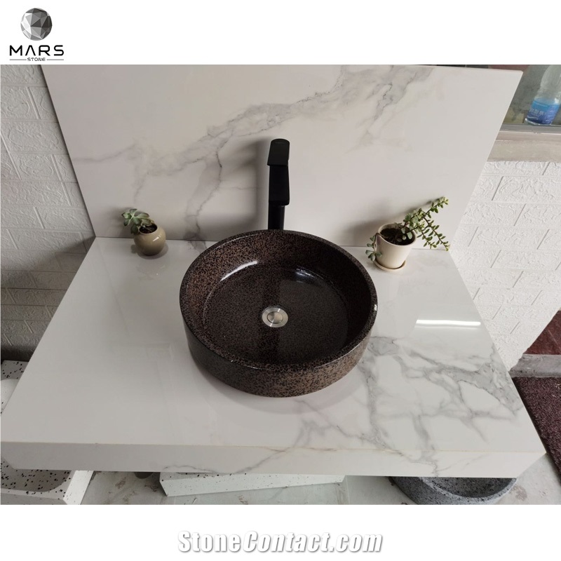 Man Made Stone Design Sinks Bathroom Unique Wash Basin