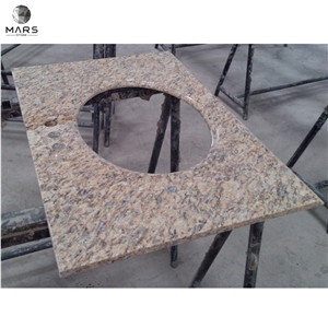 Brazil Giallo Santa Cecilia Granite Dark Granite Vanity Top