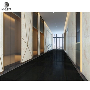 China Supply Luxury Black Onyx Slab Translucent Sink Table