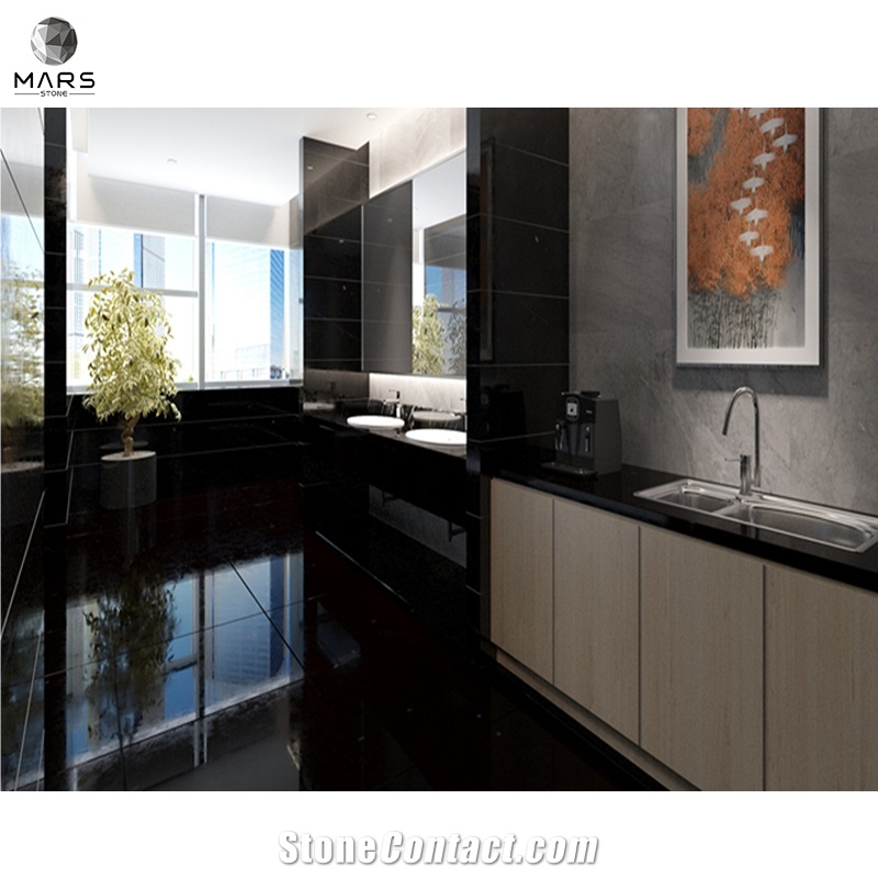 China Supply Luxury Black Onyx Slab Translucent Sink Table