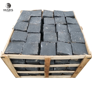 Factory Price Cheap Zhangpu Black Basalt Paving Cube Cobbles
