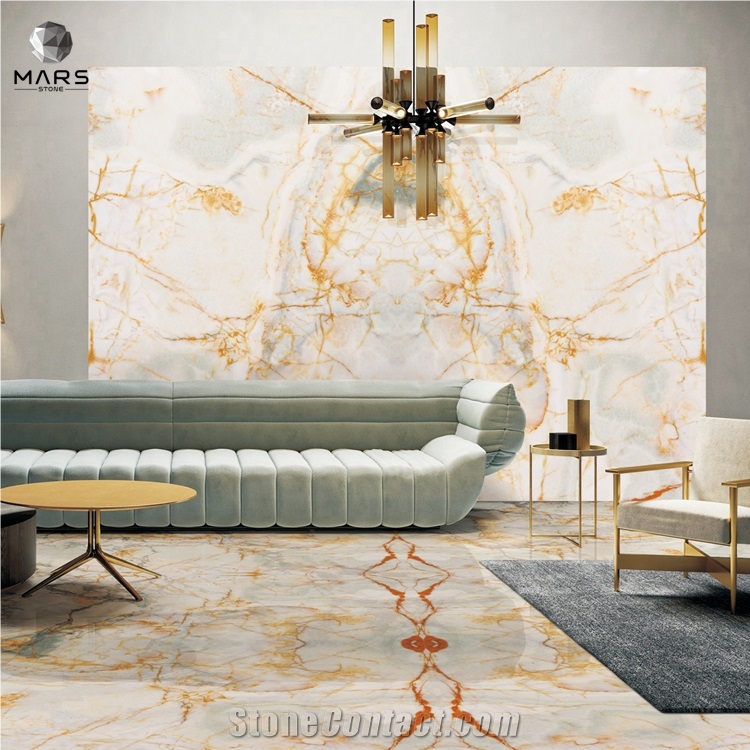 Flooring Design Translucent Natural White Onyx Tile