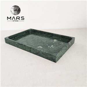 Green Marble Cake Serving Tray