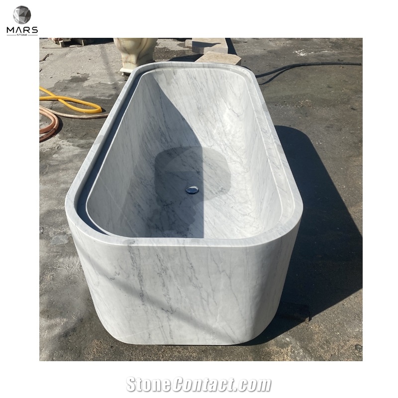 High Quality Hand Carved Engineered Bath Tub