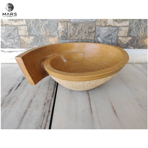 High Quality Marble Counter Basin Hand Crafted Stone Sink