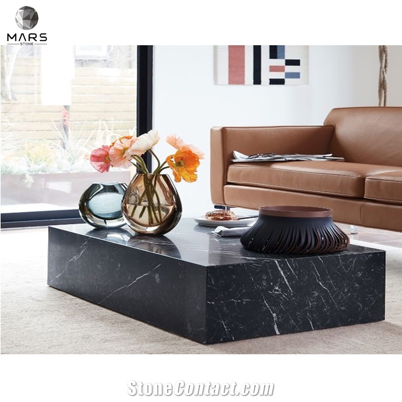 Home Design Living Room Modern Luxury Marble Coffee Table