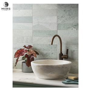 Hot Sale Cheap Calacatta Amber Honed Marble Pluto Basin