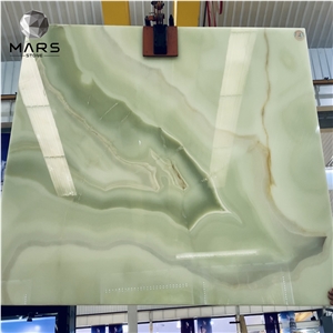 Light Green Onyx Slabs