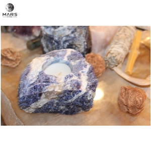 Luxury Best Design Modern Natural Onyx Stone Candle Holder