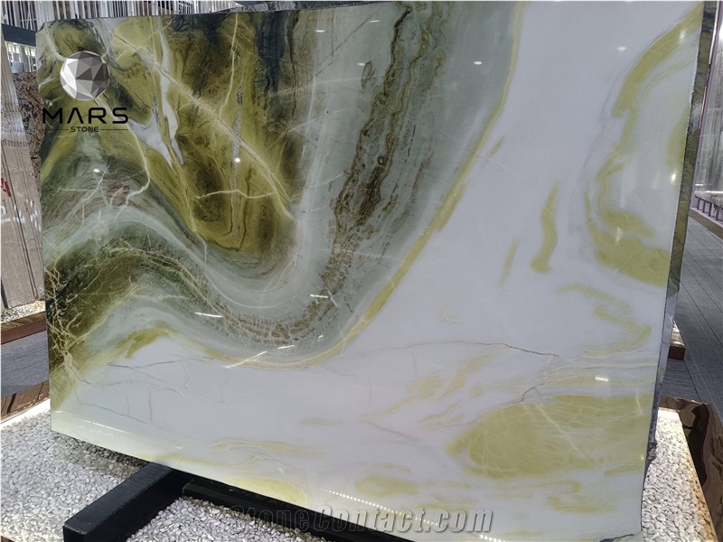 Luxury Green Exotic Marble For Bathroom Floor And Wall Tiles