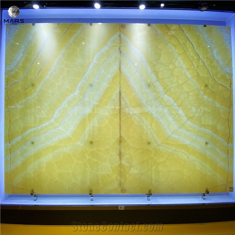 Luxury Home Standard Texture Specification Yellow Onyx