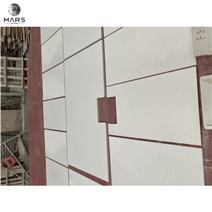 Natural White Limestone Sandblasted For Exterior Building