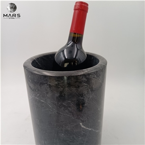 New Arrival Marble Design Ice Wine Barrel Marble Ice Bucket
